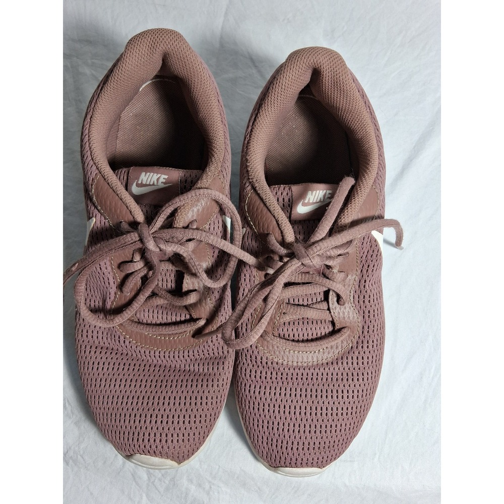 Nike Tanjun Mauve Pink Mesh Running Shoes Womens 7.5 812655-203 - Picture 7 of 10